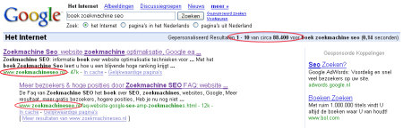 Haal ook hoge posities in google met het zoekmachine SEO boek